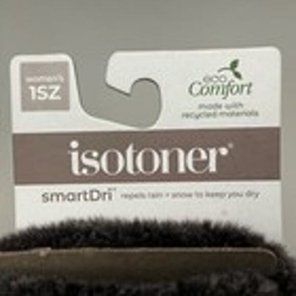 Isotoner Glover Signature Women's One Size Faux-Fur-Cuff Fleece Cuff Smart Dri - Picture 3 of 5